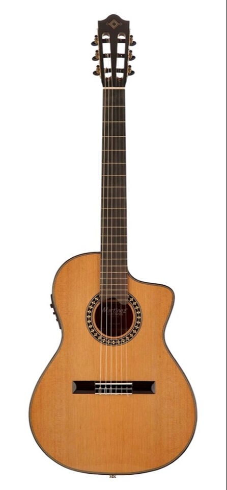 Martinez MP-1 PRE CE Cutaway Elektro Klasik Gitar (4/4)